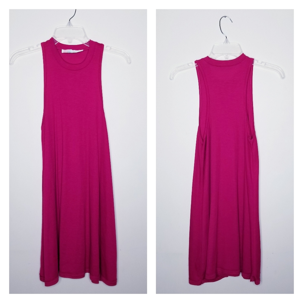 Free People Beach : Hot Pink Flowy Mini Dress